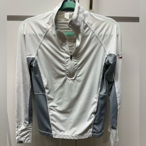 Athletic half zip long sleeve- branded Arrowood Winery